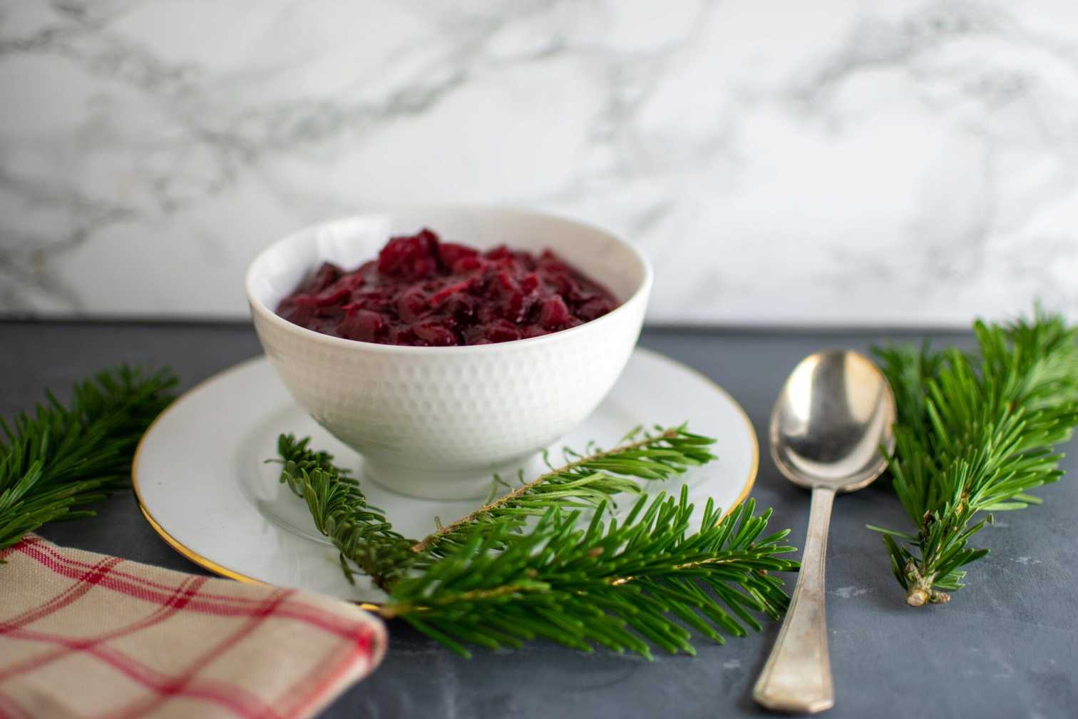 cranberry compote - cranberrysaus met sinaasappel - landscape