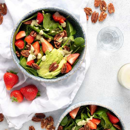 groene asperge salade-014