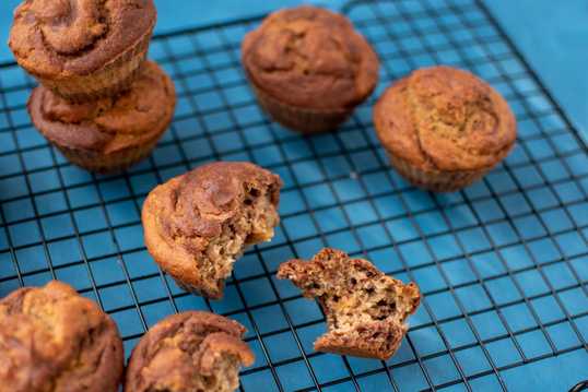 bananenbrood muffins 2