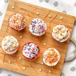 Koningsdag carrot cupcakes