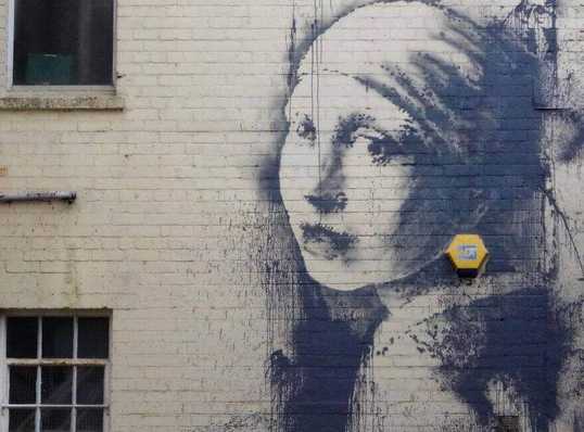 Banksy Girl in Bristol