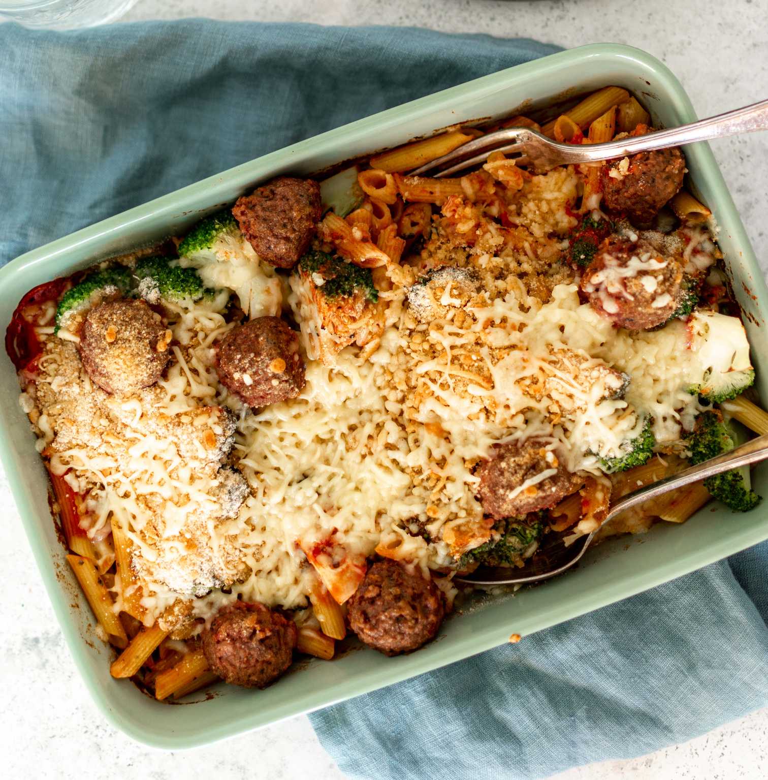 pasta met vega gehaktballen-007