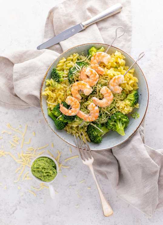 Broccoli pesto pasta-006