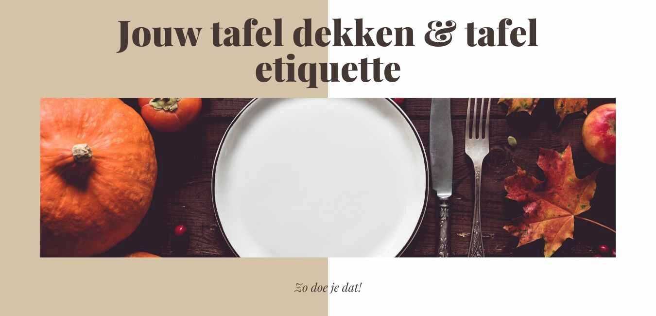 Header foto tafel dekken doe je zo
