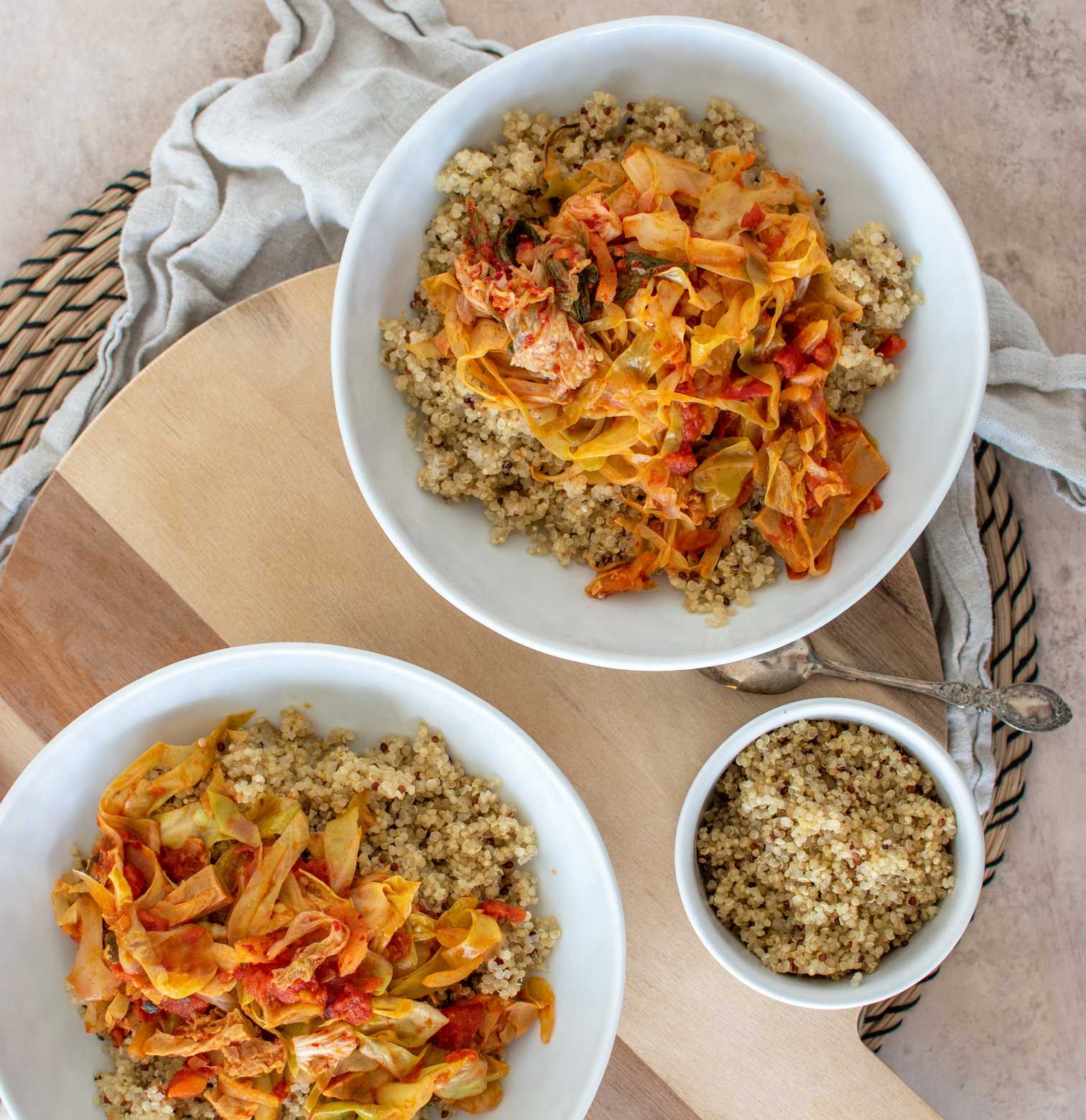 spitskool stir fry met kimchi-0221