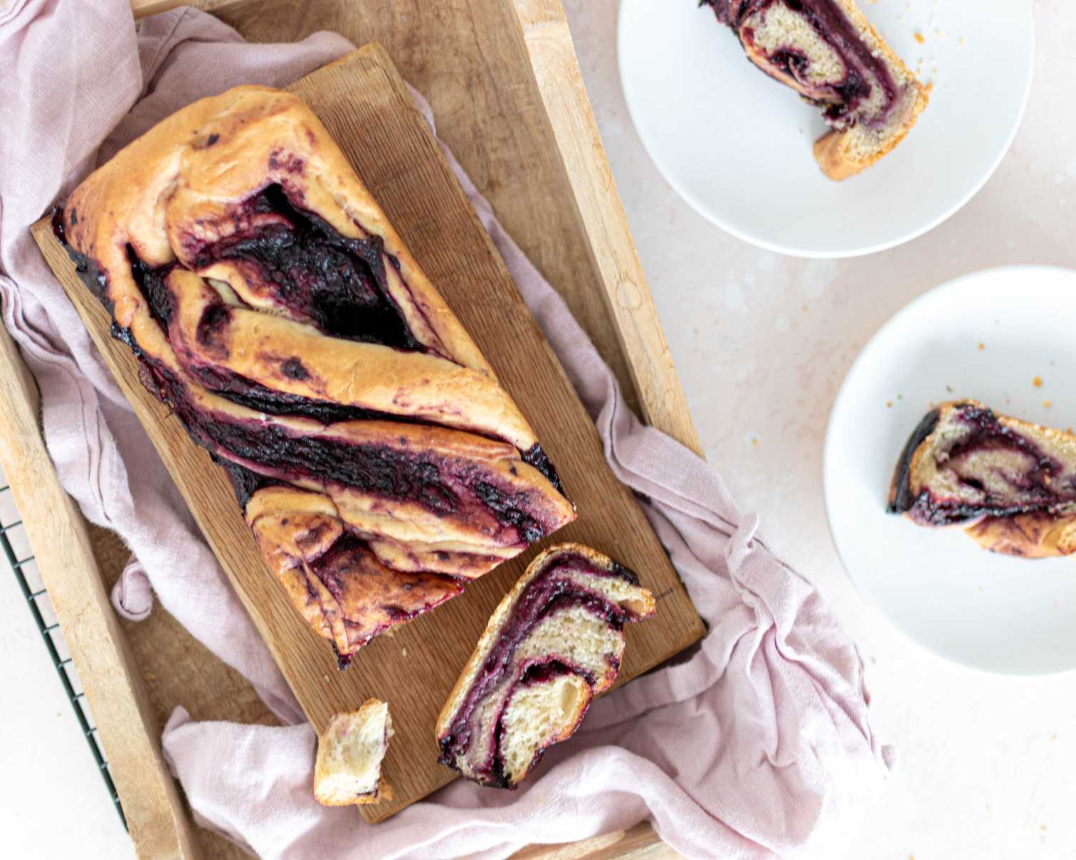 Vegan kersen brood-008