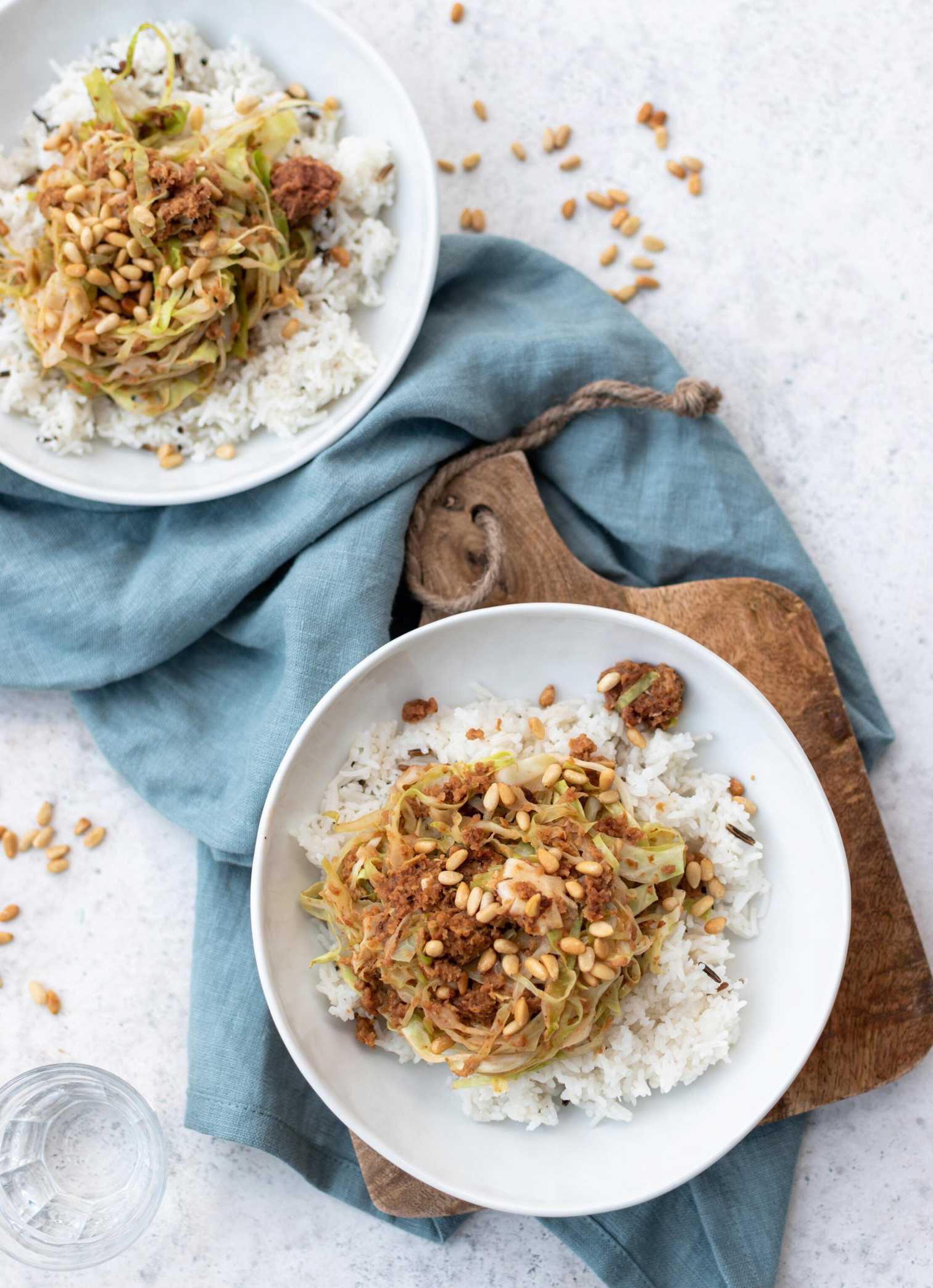 spitskool recept met vegetarisch gehakt