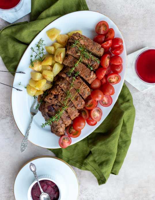 Gehaktbrood vegan kerst-008
