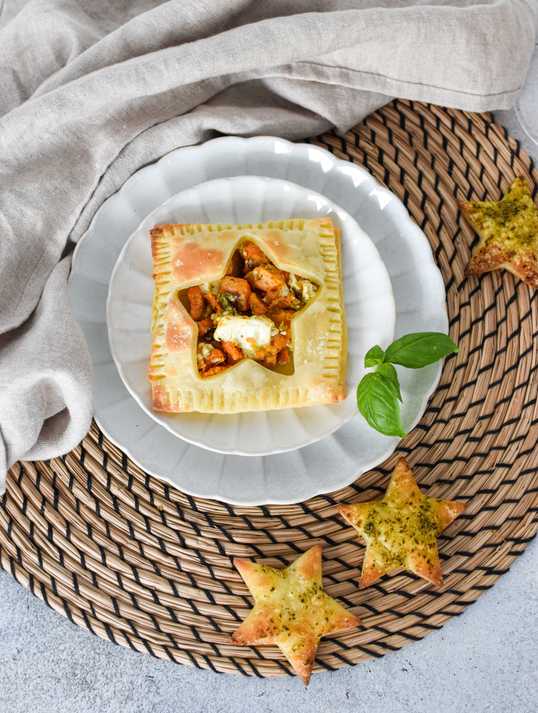 bladerdeeg kerstster met zoete aardappel-0796